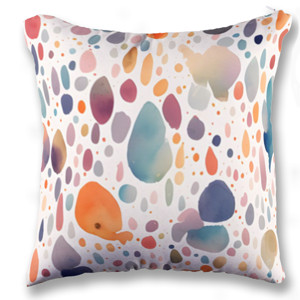 Bantal Water Color Paint