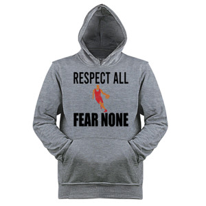 Jaket Hoodie Respect All Fear None