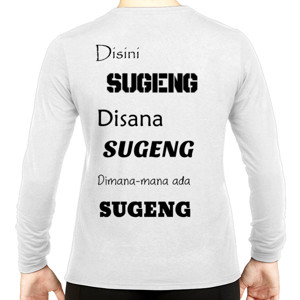 Kaos Disini disana Sugeng