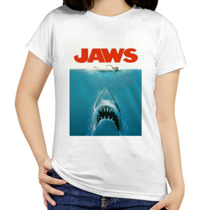 Kaos Jaws Movie Cover Poster T-Shirt
