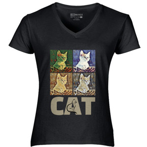 Kaos Cat Lover Pencinta Kucing Collage Kolase
