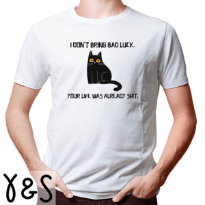 Kaos Cat Lover Pencinta Kucing Hitam