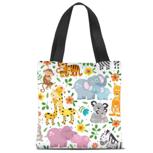 Tas Tote Fullprint animal pattern series