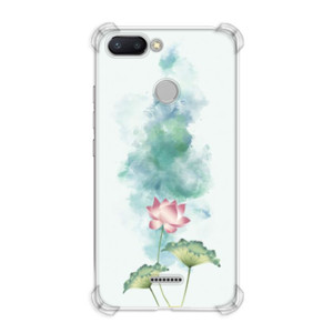 Casing HP Lukisan Bunga Berwarna Biru