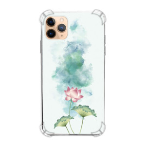 Casing HP Lukisan Bunga Berwarna Biru