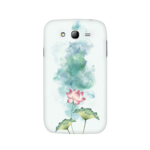 Lukisan Bunga Berwarna Biru Casing HP