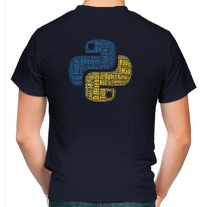Kaos Sketsa Code in Python Gambar Belakang