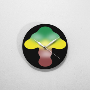 Jam Dinding Pohon Warna (Colorful Tree)