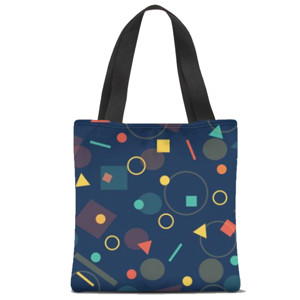 Tas Tote Fullprint Abstrak dan artistik