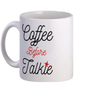 Mug Coffee Before Talkie Mug | Mug Unik dan Lucu