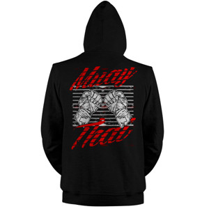 Jaket Hoodie MUAY THAI back print