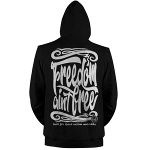 Jaket Hoodie FREEDOM AINT FREE HANDLETTER back print