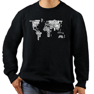 Jaket Sweater World Map 1