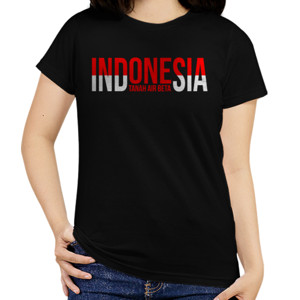 Kaos INDONESIA TANAH AIR BETA
