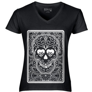 Kaos SUGAR SKULL CARD 2