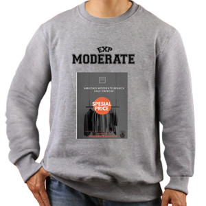 Jaket Sweater MODERATE BRANCH