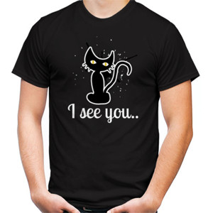 Kaos i see you - black cat