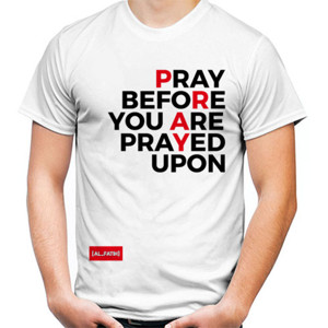Kaos Sholatlah sebelum di sholatkan