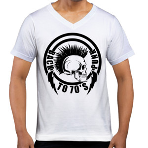 Kaos  BACK TO 70'S PUNK HITAM
