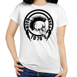 Kaos BACK TO 70'S PUNK HITAM