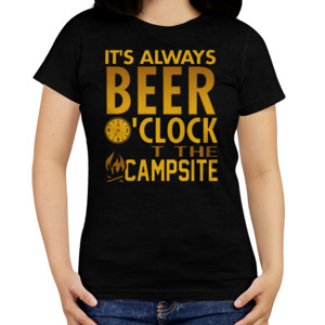 Kaos Camping Beer O'Clock