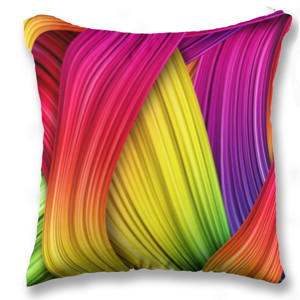 Bantal Bantal sopa kotak pelangi