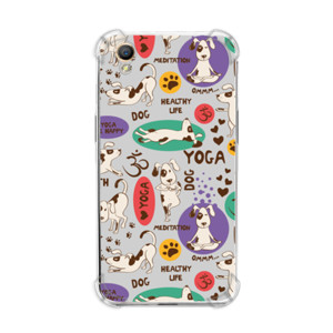 Yoga Dog Pose (Grey) Casing HP