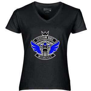Kaos Custom Bike Motorcycle T-Shirt 