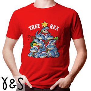 Kaos Christmas Dinosaur Tree Rex - 2