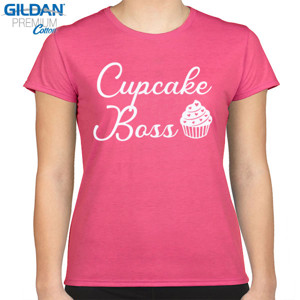 Kaos Kaos Wanita Cupcake Boss