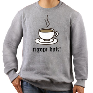 Jaket Sweater Kaos ngopi