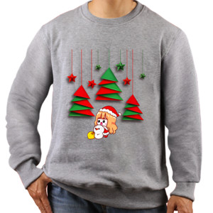 Jaket Sweater Cute Christmast Day