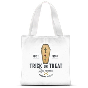 Tas Tote Fullprint Tote Bag Halloween Theme