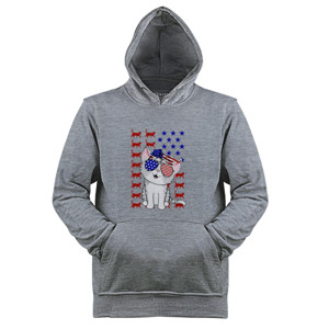 Jaket Hoodie american cat flag