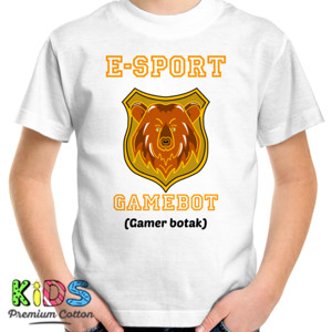 Kaos E-sport GAMEBOT(gamer botak)
