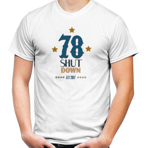 Kaos 78 SHUTDOWN T SHIRT