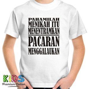 Kaos Design Menikah Bikin Tentram