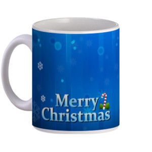 Mug Christmas Blue Snow