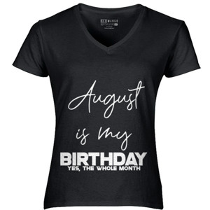 Kaos August brithday T-Shirt