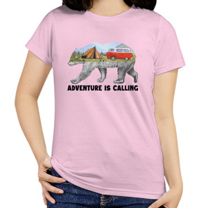 Kaos Kaos Cewe Keren Tema Adventure,Camping,Naik Gunung