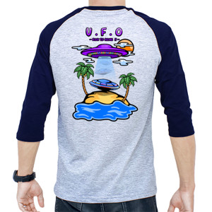 Kaos Raglan Alien UFO