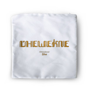Sarung Bantal Square pillowcase “Dhewekne” it means she or her