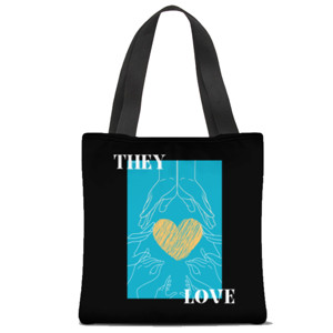 Tas Tote Fullprint The They Love 