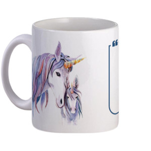 Mug Unicorn Couple Left