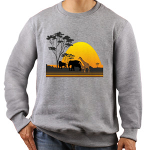 Jaket Sweater Hutan afrika