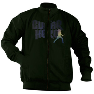 Jaket Bomber Guitar Hero - Premium Tshirt