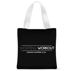 Tas Tote Fullprint SHOPPING WORKOUT
