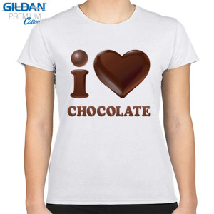 Kaos Distro I Love Chocolate