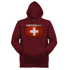 Jaket Hoodie Supporter Team Switzerland 