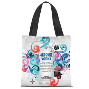 Tas Tote Fullprint Absolut Vodka